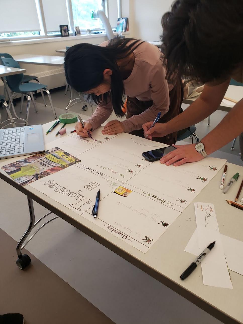 Volunteers working together to support the community